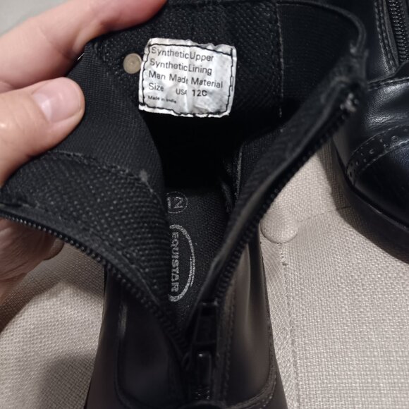 Kids Equistar Equestrian riding boots / little kid size 12C - Picture 4 of 5